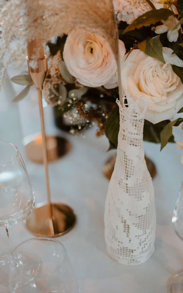 Décoration de table de mariage maillO design au Manoir de la Jahotiere à Abbaretz en pays de la Loire