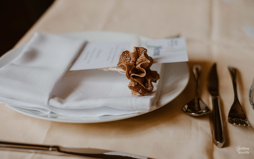 cadeau d'invités et décoration de table de mariage maillO design au Manoir de la Jahotiere à Abbaretz en pays de la Loire
