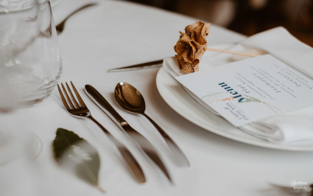 cadeau d'invités et décoration de table de mariage maillO design au Manoir de la Jahotiere à Abbaretz en pays de la Loire