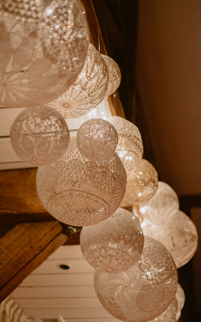 Décoration de salle de mariage maillO design au Manoir de la Jahotiere à Abbaretz en pays de la Loire
