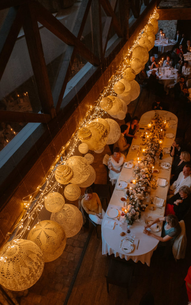 Décoration de salle de mariage maillO design au Manoir de la Jahotiere à Abbaretz en pays de la Loire