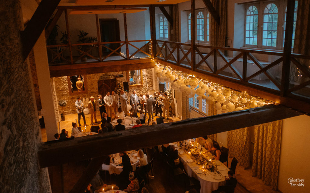 Décoration de salle de mariage maillO design au Manoir de la Jahotiere à Abbaretz en pays de la Loire