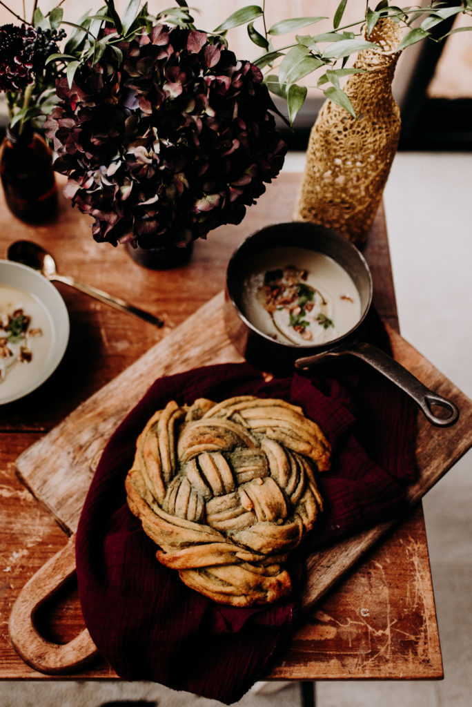 Soliflore dentelle, décoration mariage d'hiver, domaine de Pan, Pays de la Loire