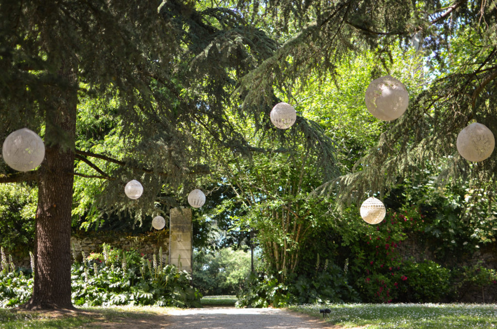 décoration mariage moderne, romantique et nature au Manoir des Landes Blanches. Les Sorinières. Loire Atlantique