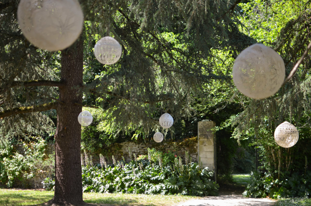décoration mariage moderne, romantique et nature au Manoir Les Landes Blanches. Les Sorinières. Loire Atlantique